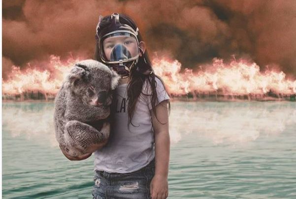 Incendies en Australie : Un photomontage d’une fillette fait le buzz sur internet
