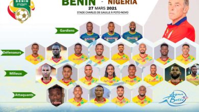 Can 2022/Bénin-Nigéria : Voici le onze entrant du Bénin