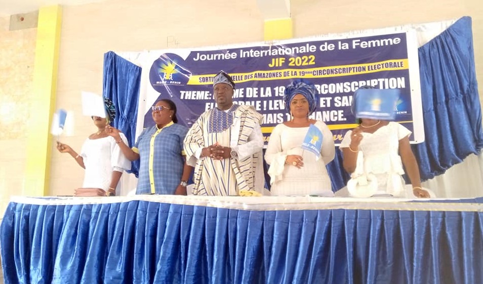 Jif dans la 19ème circonscription électorale : Serge Ahouansou missionne les amazones de Moele-Bénin
