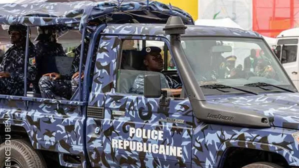 Véhicule de la Police républicaine du Bénin