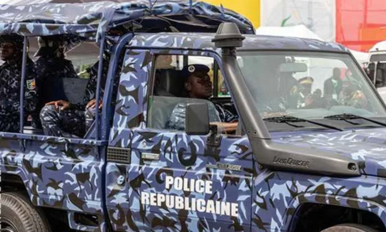 Véhicule de la Police républicaine du Bénin