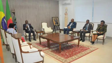 Rencontre d'échange entre le ministre des affaires étrangères du Bénin, Olushegun BAKARI et l'ambassadrice du Brésil près le Bénin Regina Celia de Oliveira Bittencourt