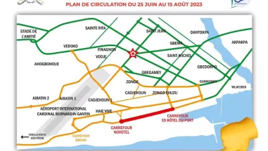 Fête de l'indépendance : Voici les tronçons inaccessibles jusqu'au 15 août à Cotonou