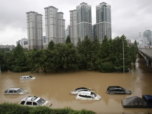 inondations en Corée du Sud - L'Expression -www.lexpression.bj