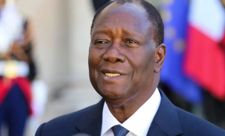 Alassane Ouattara, président de la Côte d'Ivoire