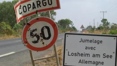 Entrée de la ville de Copargo
