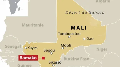 Carte du Mali avec Bamako - L'Expression - www.lexpression.bj