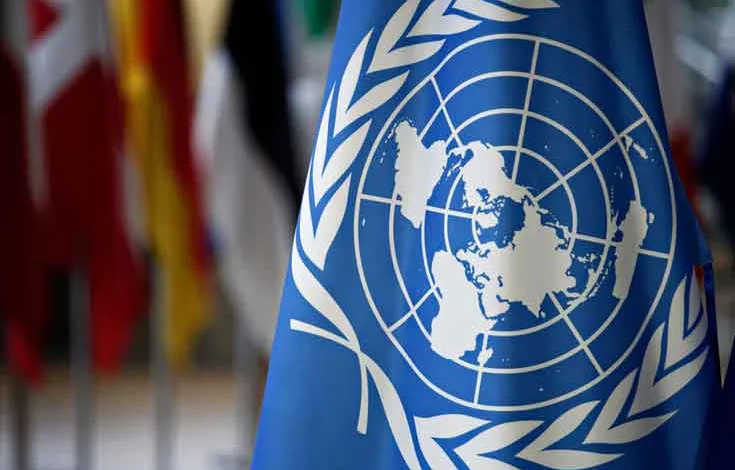 Etandard ou drapeau des Nations Unies