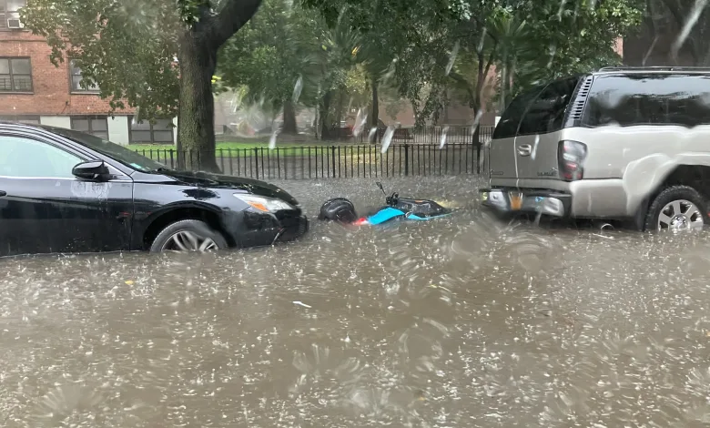 Pluies torrentielles à New York, l'état d'urgence déclaré