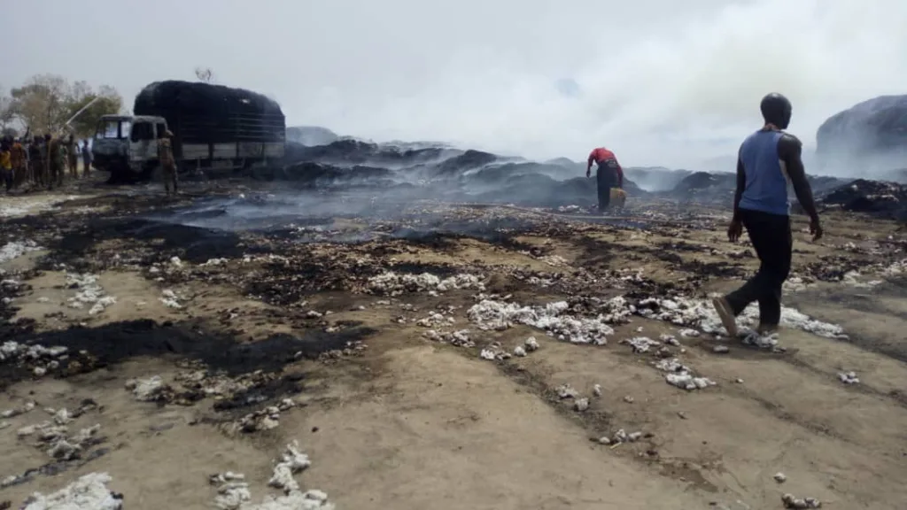 Un nouvel incendie s’est déclaré cette fois ci dans le nord du Bénin, et plus précisément dans la commune de N’dali, département du Borgou.