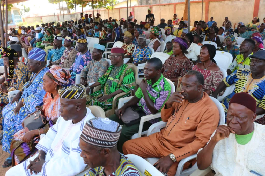 Meeting de remerciement et de mobilisation de Moele-Bénin à Gbaffo