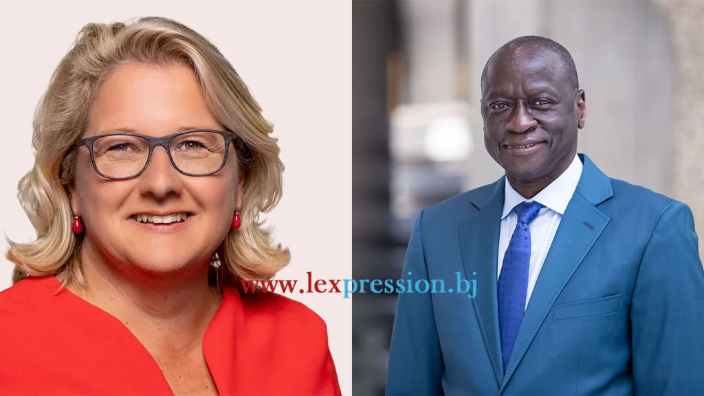 Schulze Svenja et Ousmane Diagana en visite au Bénin et au Burkina Faso _ L'Expression _ www.lexpression.bj