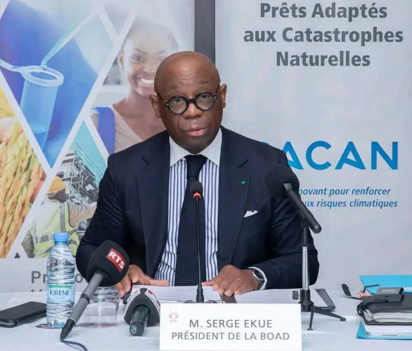 Serge Ekue, président de la BOAD
