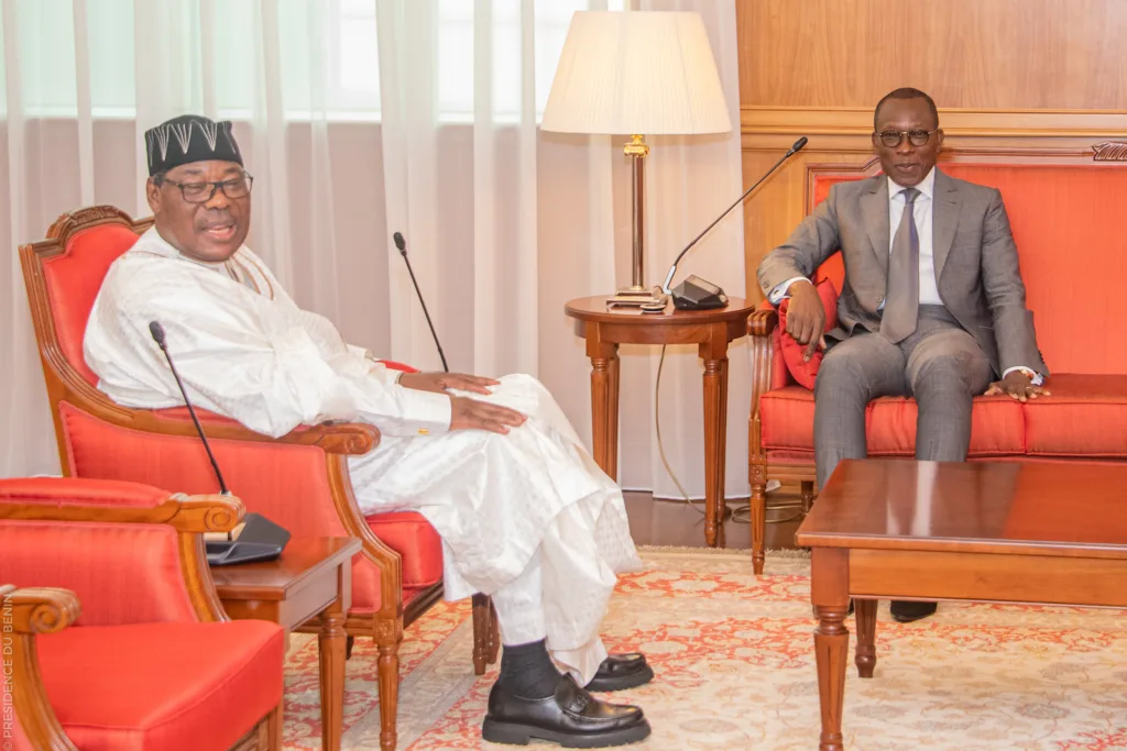 Rencontre Patrice Talon et Boni Yayi (photo d'archives)