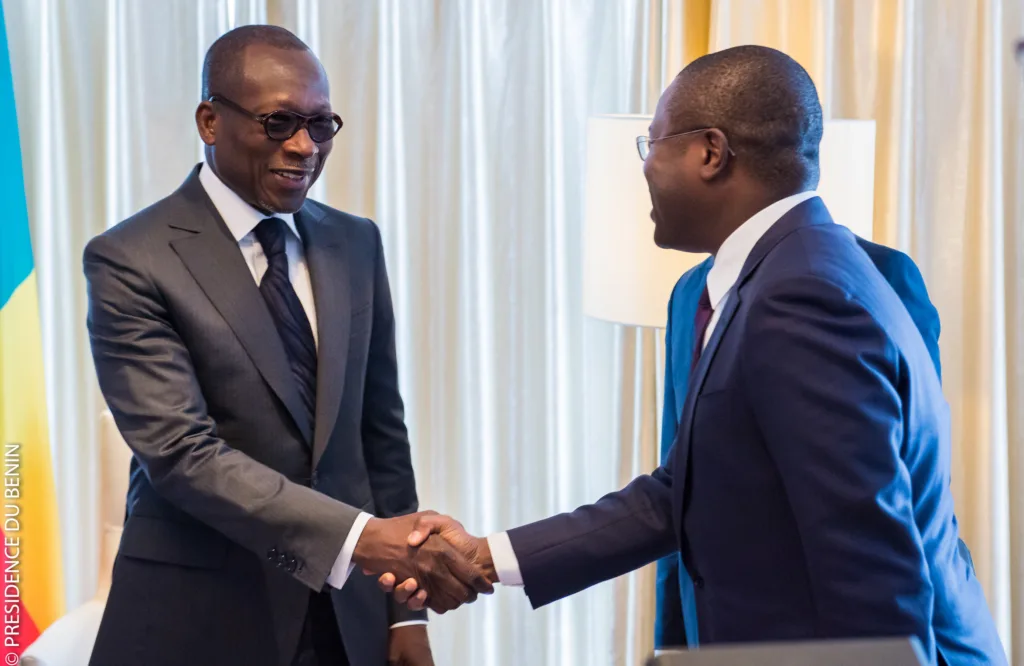 Romuald WADAGNI et Patrice Talon